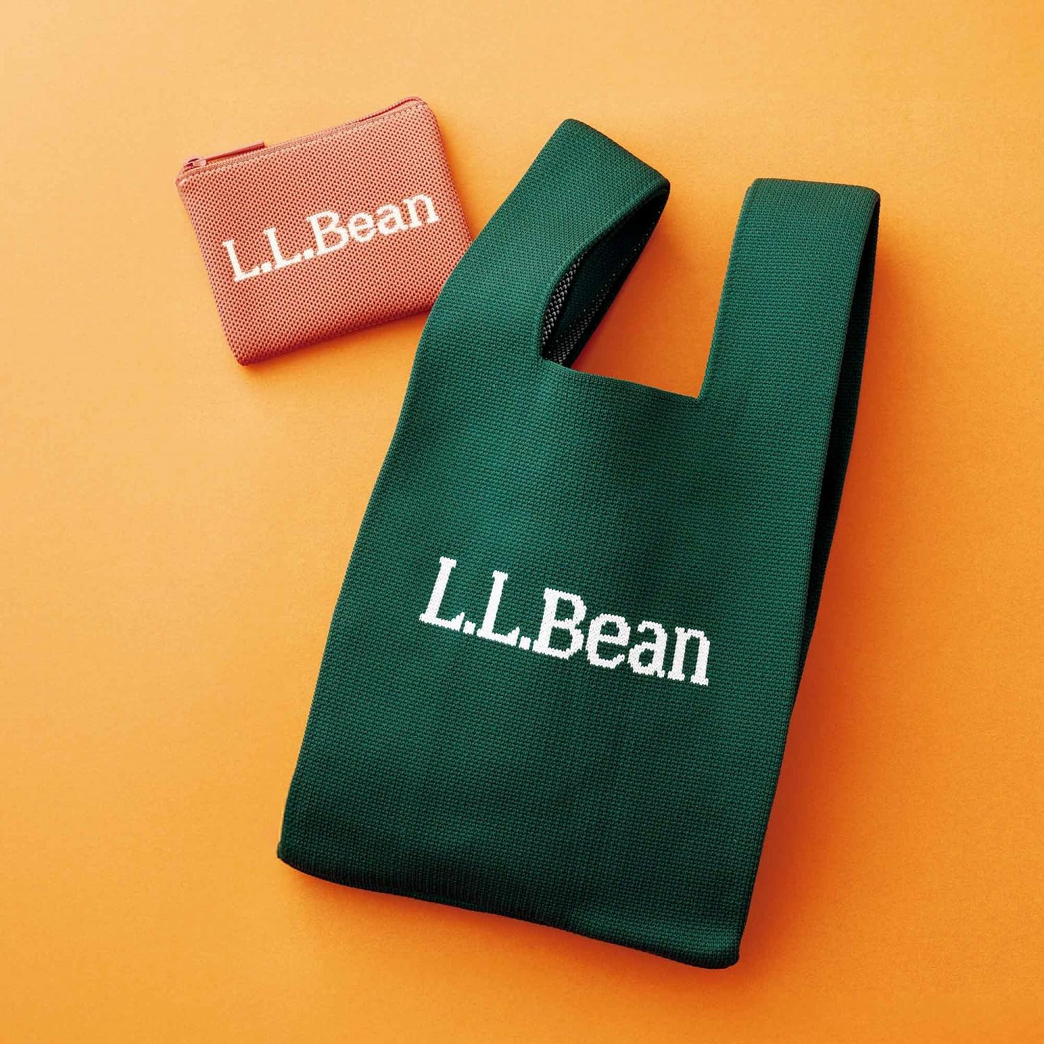 リンネル 2026年11月號 L.L.Bean 綠色針織包與雙面收納包